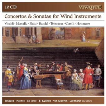Concertos, Sonatas & Trio Sonatas for Wind Instruments: Vivaldi, Marcello, Platti, Handel, Telemann, 