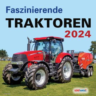 Faszinierende Traktoren 2024 - Monats-Wandkalender zum Aufhängen, 30,0 x 30,0 cm 