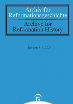 Archiv für Reformationsgeschichte – Aufsatzband 