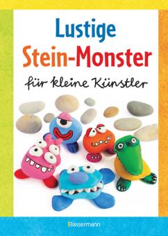 Lustige Stein-Monster für kleine Künstler. Basteln mit Steinen aus der Natur. Ab 5 Jahren 