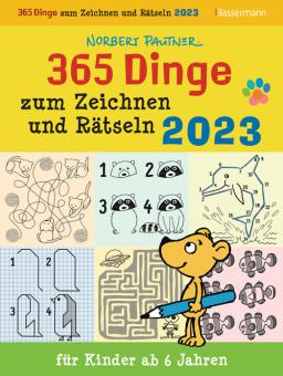 365 Dinge zum Zeichnen und Rätseln für Kinder ab 6 Jahren. ABK 2023 